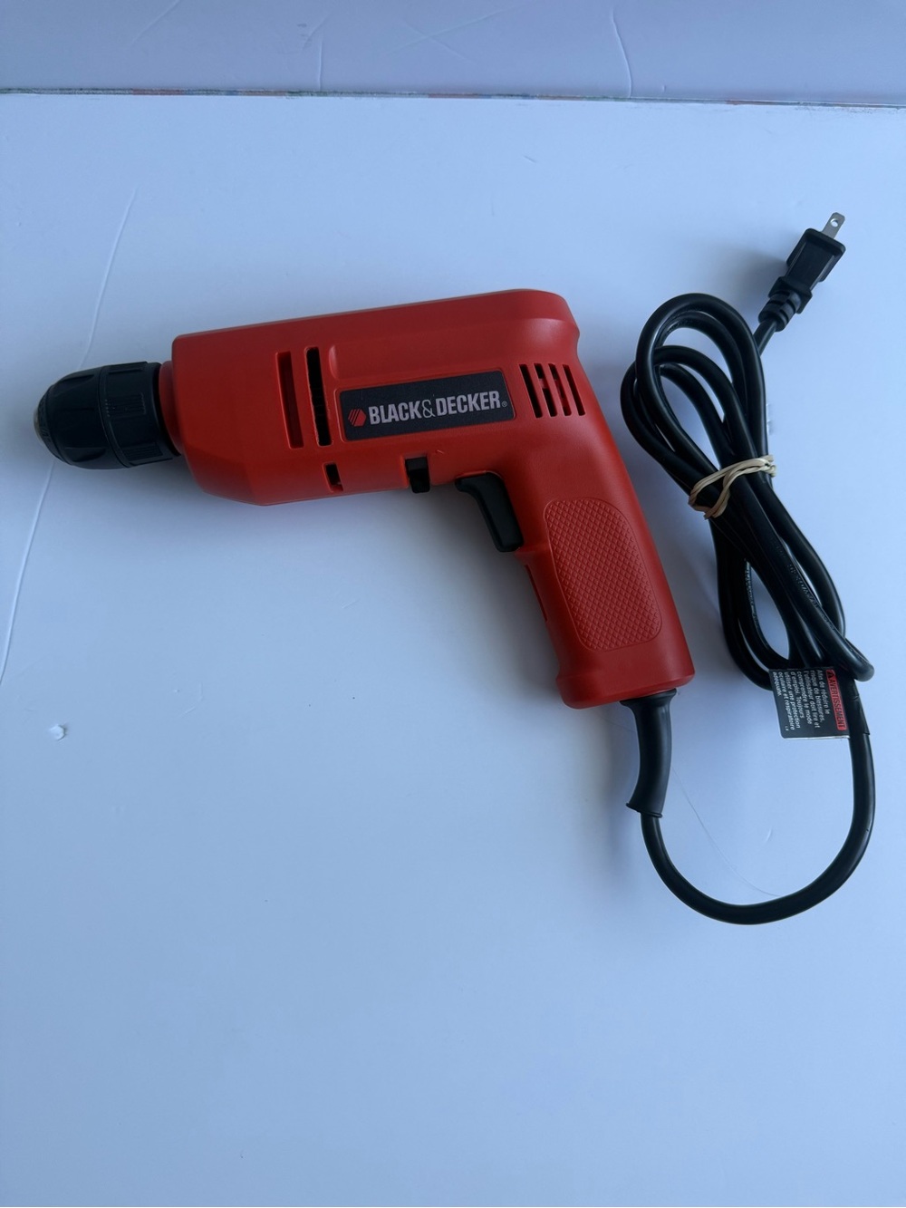 BLACK+DECKER 7152 Type 1 Corded Drill/Driver, 120V, Keyless 3/8" Chuck
